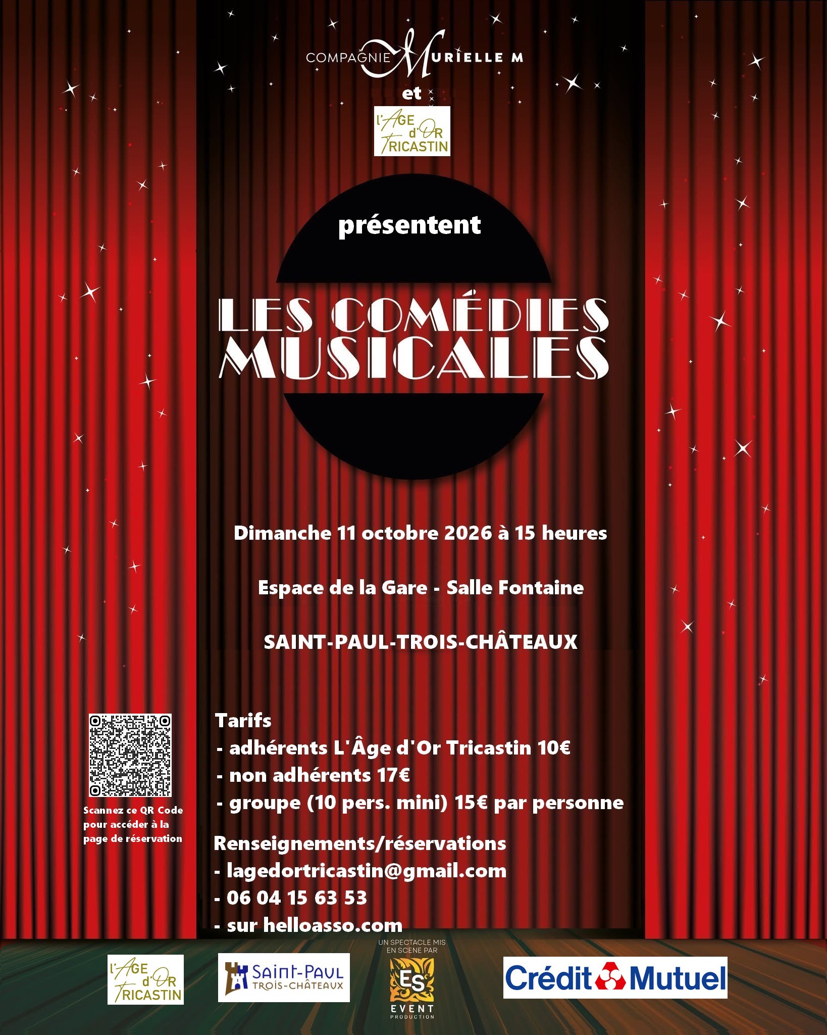 Spectacle "Les comédies musicales"